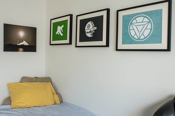 Minimalist Artwork Using Vinyl Decals
