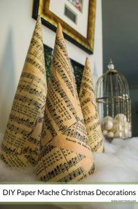 Paper Mache Christmas Decorations