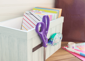 Make a organized card station to keep track of all of your Hallmark greeting cards so you can send smiles to family and friends for any occasion! #ad