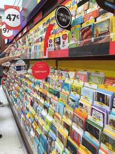 Make a organized card station to keep track of all of your Hallmark greeting cards so you can send smiles to family and friends for any occasion! #ad