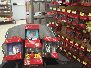 Every year my parents would give us Hallmark Ornaments on Christmas Eve. This year I'm turning it around and giving my parents a Hallmark Ornament from their Grandchild, and made a cute plaque display with my Silhouette Portrait for them to show off their gift! #SendHallmark [ad]