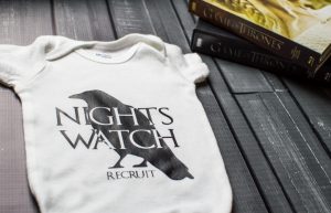 Celebrate your love of the Night's Watch with this Game of Thrones onesie! A perfectly simple silhouette project to make just in time for season six!