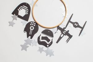 Celebrate the release of The Force Awakens with this easy DIY Star Wars mobile! Perfect for those Empire-loving Star Wars fans!