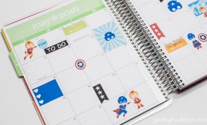 Print and cut your own Captain America planner stickers & deck out your Erin Condren Life Planner just in time for the new movie, Captain America Civil War!