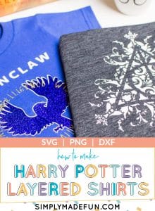 Layered vinyl Harry Potter t-shirts