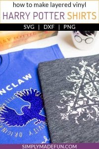 How to Make Harry Potter T-Shirts with Layered Vinyl
