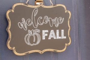 Make your own Fall sign in three easy steps! Grab your Silhouette machine, vinyl, and a chalkboard pen to make it happen.