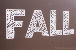 Make your own Fall sign in three easy steps! Grab your Silhouette machine, vinyl, and a chalkboard pen to make it happen.