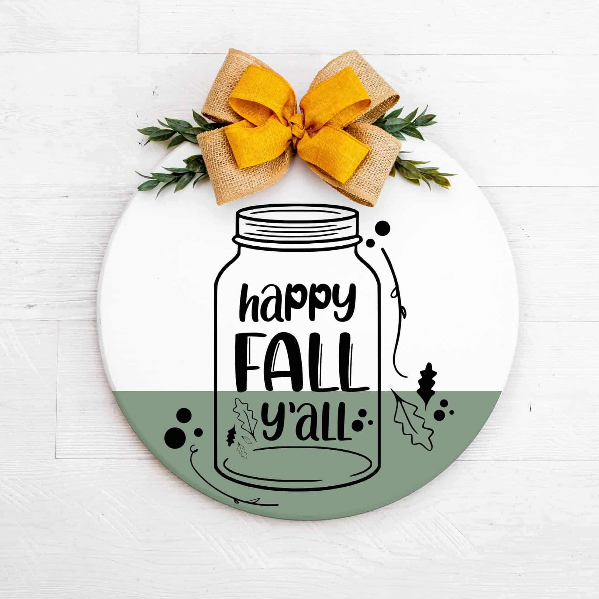 How To Make a Rustic Inspired Mason Jar Sign