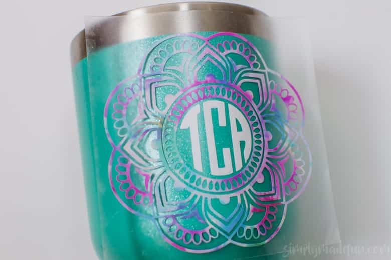 Save time, stress, and vinyl with this one simple trick that I use to help you layer vinyl the easy way. Perfect for designs with multiple colors!