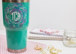 Save time, stress, and vinyl with this one simple trick that I use to help you layer vinyl the easy way. Perfect for designs with multiple colors!