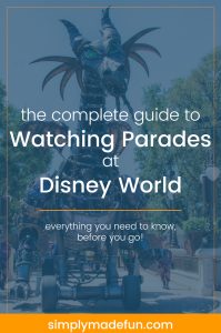 Are you planning to visit Disney's Magic Kingdom park for a day? Plan ahead and get the complete guide to watching parades at Disney World!