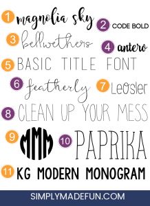 Fonts | Silhouette Cameo | Free Fonts | Script Fonts