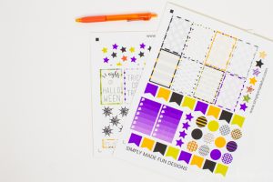 Halloween Stickers | Happy Planner | Free Printable | Halloween Printable | Holiday Crafts