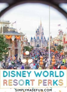 Disney resort perks