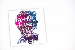 Sherlock Holmes Word Art | Sherlock | Sherlock Holmes Crafts | Silhouette Cameo Crafts | Word Art | Vinyl Crafts | Sherlock Craft