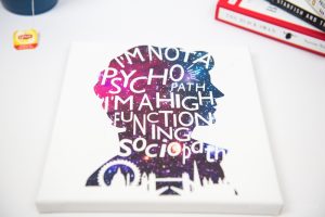 Sherlock Holmes Word Art | Sherlock | Sherlock Holmes Crafts | Silhouette Cameo Crafts | Word Art | Vinyl Crafts | Sherlock Craft