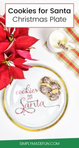 Vinyl Cookies for Santa Plate | Vinyl Crafts | Silhouette Cameo Crafts | Silhouette Cameo Vinyl Crafts | Christmas Crafts | Christmas Ideas