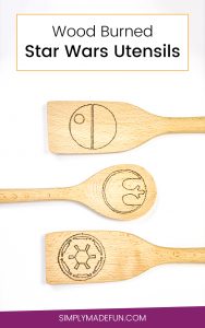 Wood Burned Crafts | Wood Burned Utensils | Star Wars Crafts | Star Wars Utensils