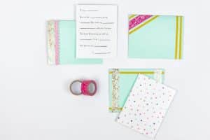 Decorate Envelopes with Washi Tape | Colorful Crafts | Paper Crafts | Washi Tape Crafts | Washi Tape DIY | Holiday Craft | Address Envelopes