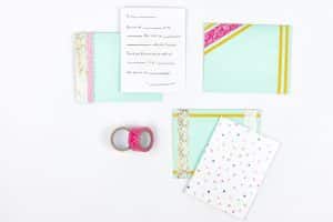 Decorate Envelopes with Washi Tape | Colorful Crafts | Paper Crafts | Washi Tape Crafts | Washi Tape DIY | Holiday Craft | Address Envelopes