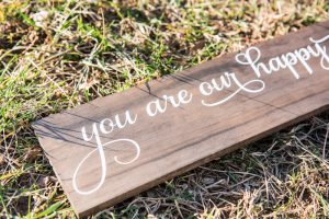 Wooden Nursery Sign - This easy DIY is the perfect addition to any Disney or Peter Pan themed nursery or bedroom! Paint or stain your wood board and then use your Silhouette Cameo to cut out your saying in vinyl. Hang pictures from it or use it on a gallery wall to bring a little Disney magic into your home.