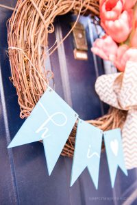 Easy Spring Tulip Wreath | Spring Wreath | Wreath | DIY | Home Decor | Spring Wreath | Grapevine Wreath | Tutorial | Spring Wreath Tutorial