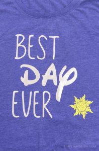 Custom Disney Shirts - These funny shirts are perfect for any beginner Silhouette or Cricut user to DIY in 30 minutes! Sparkly vinyl, snarky sayings, and Princess approved, they'll be a huge hit on your Disney family vacation.