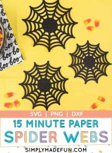 Paper Spider Webs