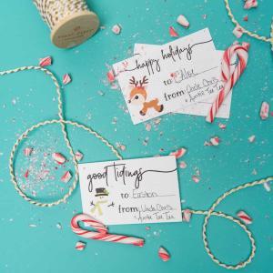 Holiday Gift Tags - The print and cut feature on the Silhouette makes it so easy to DIY personalized gift tags for your holiday parties this year! You can download the PNG + SVG files for both Cricut and Silhouette users and give each of your gifts a little bit of homemade flair this season.