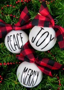 Rae Dunn Christmas Ornaments