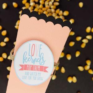 Valentine Popcorn Gift Bags - After Christmas I'm all candied out, so I tend to snack on popcorn instead. We typically don't pop our own but I couldn't resist trying it just so I could make these Crazy Ex Girlfriend inspired popcorn gift bags!