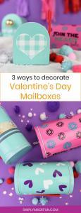 Valentine's Day Mailboxes - I am slightly addicted to the Target Dollar Spot when it comes to finding things to craft with. These cute mailboxes I found are perfect to personalize with vinyl and washi tape and give your kids a fun box to put their classmates Valentine's in!