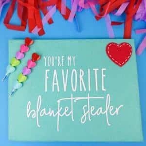 Felt Envelopes for Valentine's Day - Grab felt envelopes from the Target Dollar Spot and personalize them with vinyl for your significant other for Valentine's Day. It's a gift and a sarcastic (and honest) card all in one!
