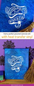 Acrylic Pour Canvas - This is one messy DIY but it is really fun to make too! You can get creative with color and design and no two art projects will be the same! It's the perfect art piece for your home that YOU made all on your own!