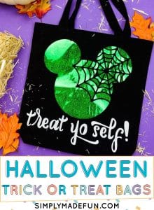 Mickey Halloween trick or treat bag