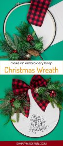Embroidery Hoop Christmas Wreath