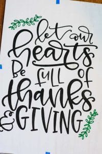Reversible Holiday Wood Sign