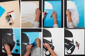 How to get clean paint lines when using a stencil with your Silhouette Cameo