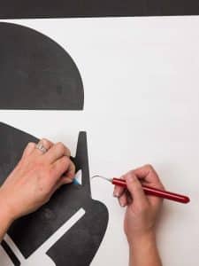 How to get clean lines with Stencil Vinyl