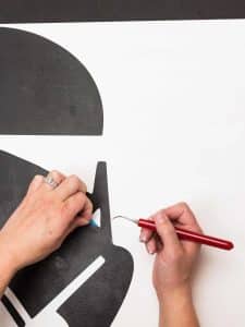 How to get clean lines with Stencil Vinyl