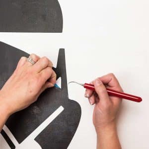 How to get clean lines with Stencil Vinyl