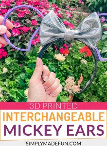 3D Printed Interchangeable Mickey Ears