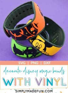 Customize your Disney Magic Bands with Vinyl