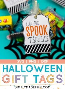 Print and Cut Halloween Gift Tags