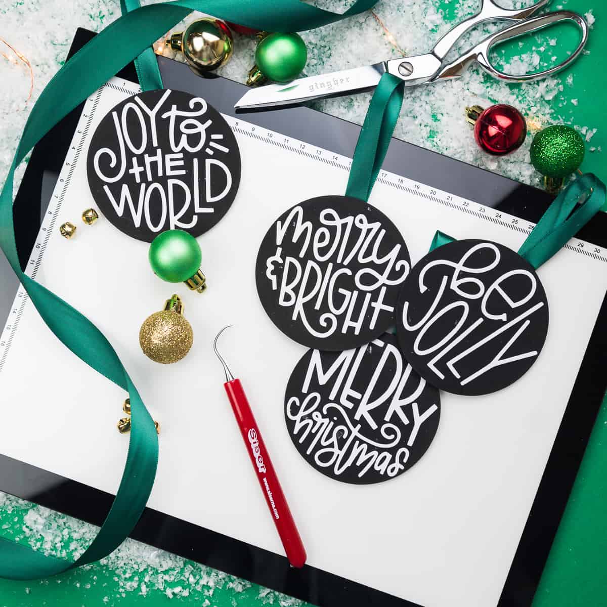 How to Put Heat Transfer Vinyl on Wood Ornaments