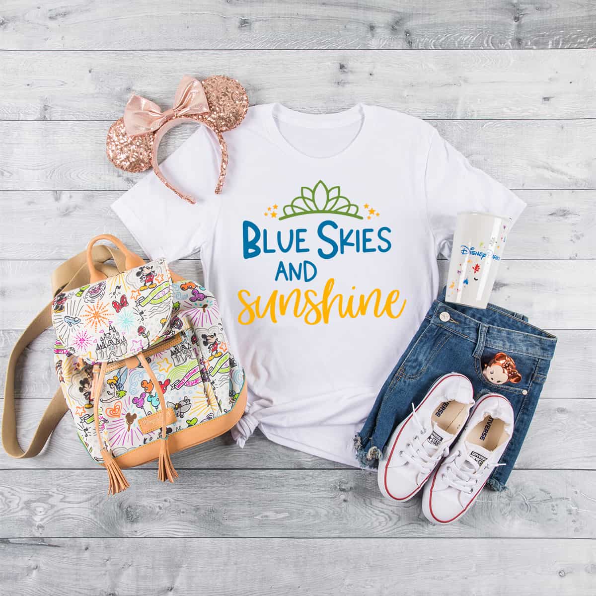 Blue Skies and Sunshine Summer SVG FILE