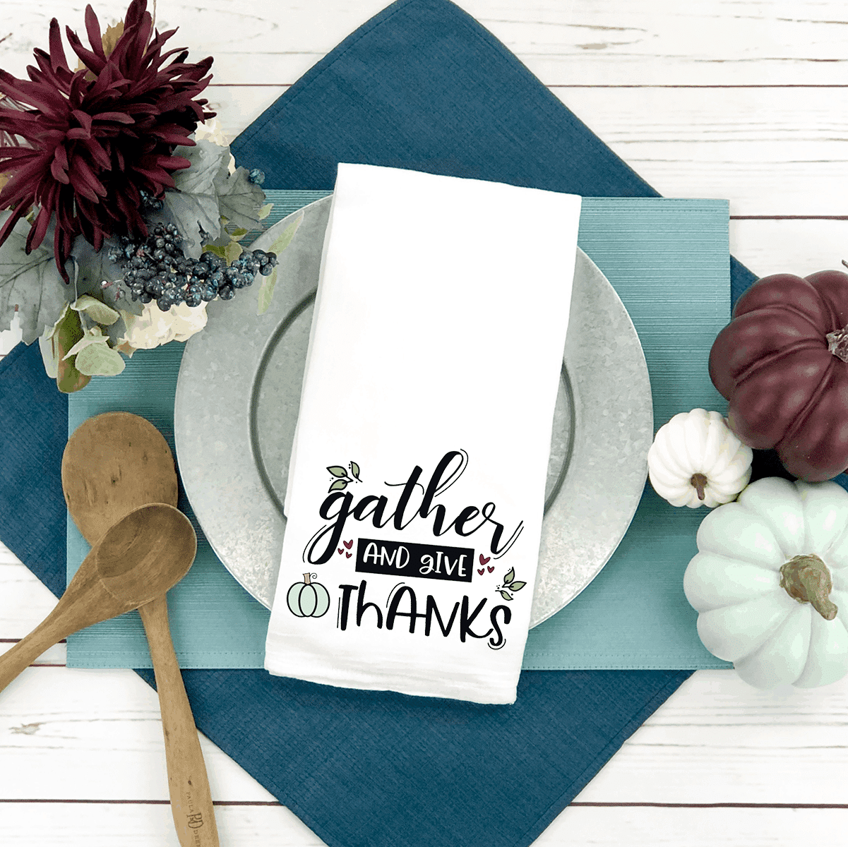 Free Thanksgiving Gather and Give Thanks SVG