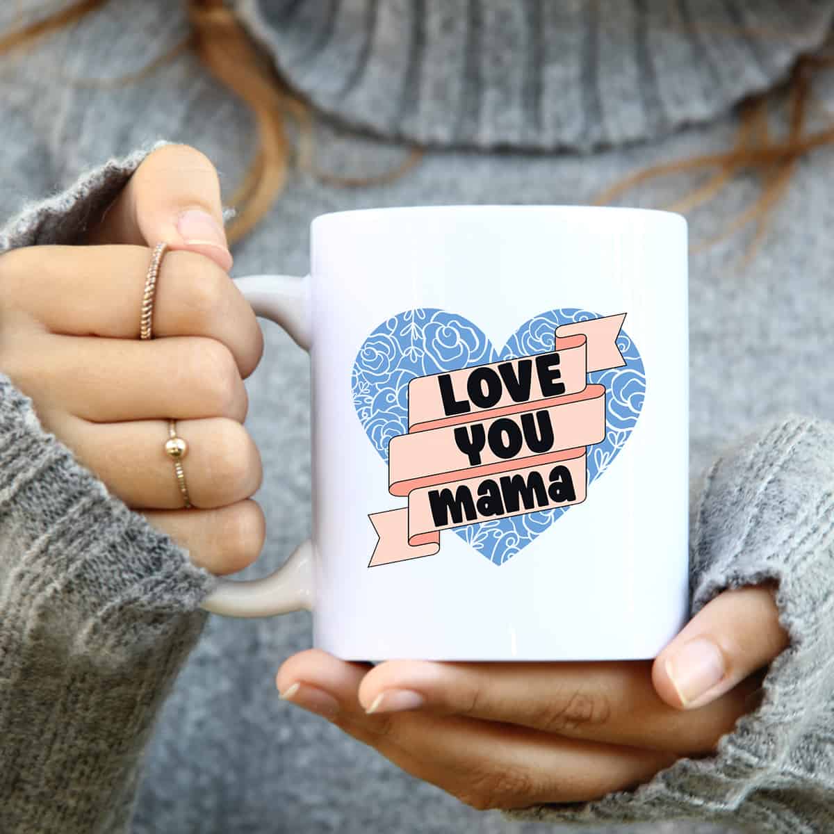 Love You Mama SVG Cut File