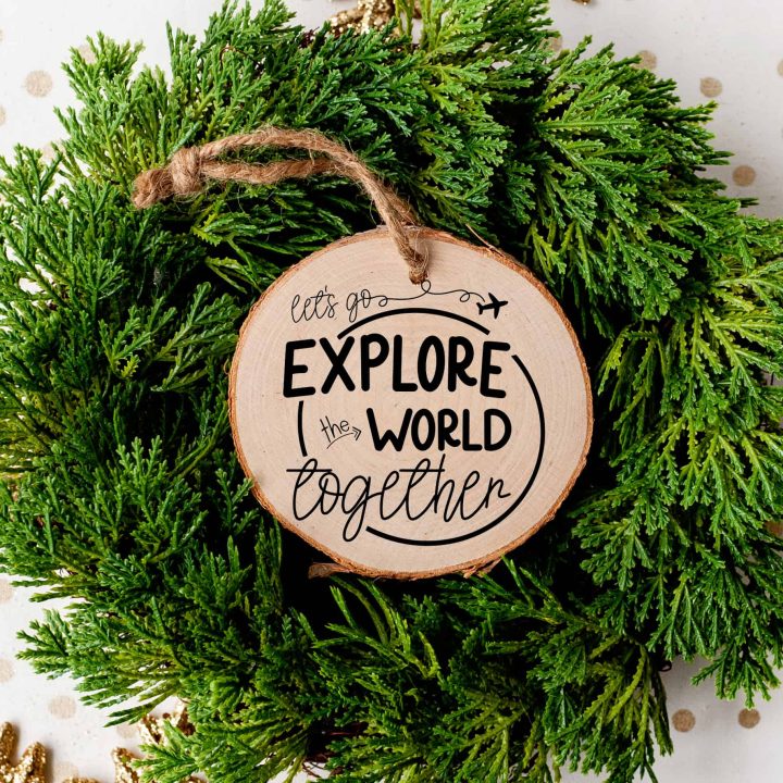 Explore the World Ornament